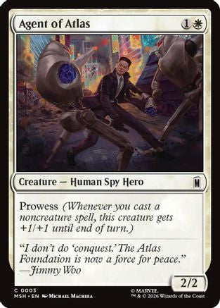 Agent of Atlas (MSH-003) - Marvel Super Heroes Foil