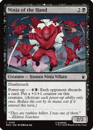 Ninja of the Hand (MSH-108) - Marvel Super Heroes