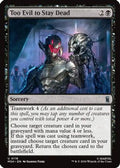 Too Evil to Stay Dead (MSH-118) - Marvel Super Heroes Foil