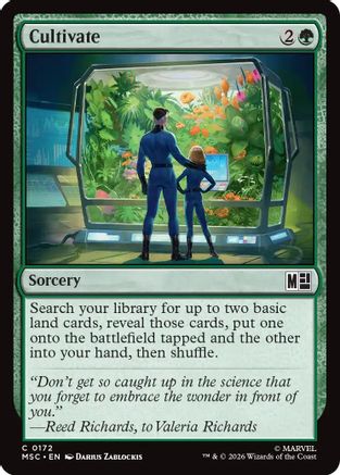 Cultivate (MSC-172) - Commander: Marvel Super Heroes