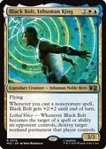 Black Bolt, Inhuman King (Surge Foil) (MSC-076) - Commander: Marvel Super Heroes Foil
