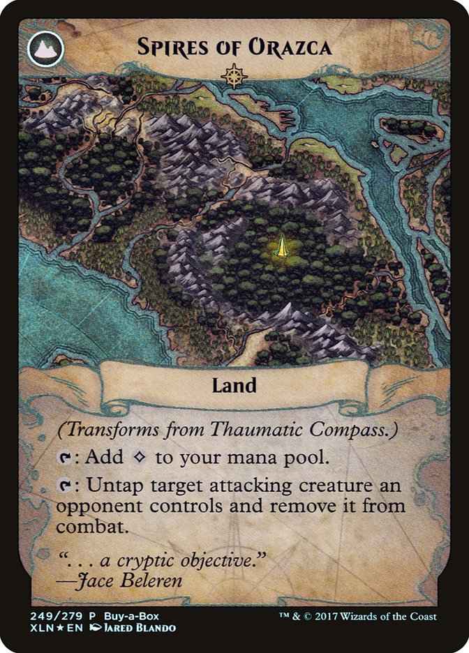 Thaumatic Compass // Spires of Orazca (BABP-249) - XLN Treasure Chest: (compasslanddfc) Foil