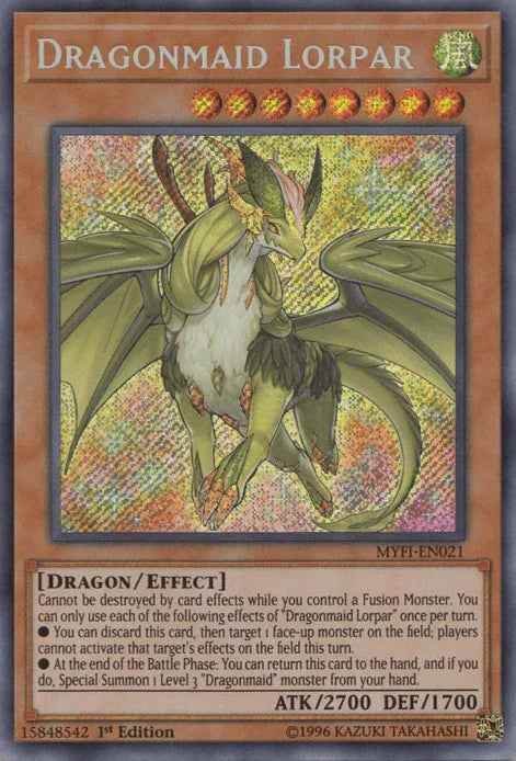 Dragonmaid Lorpar [MYFI-EN021] Secret Rare