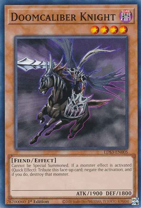 Doomcaliber Knight [LDS3-EN005] Common