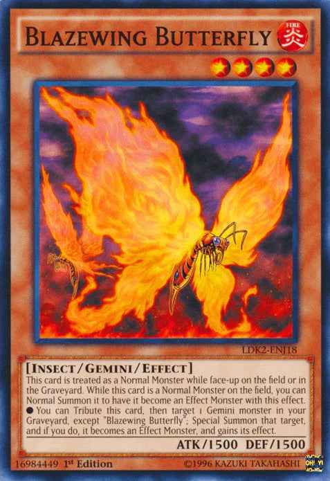 Blazewing Butterfly [LDK2-ENJ18] Common