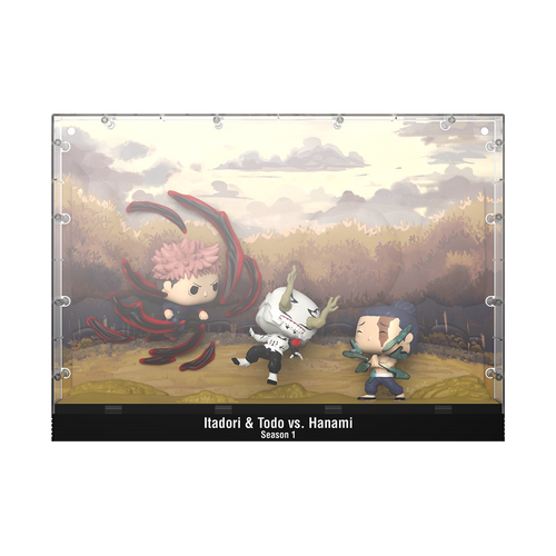 (PRE-ORDER) POP! Moments DLX: JJK- Itadori & Todo vs Hanami