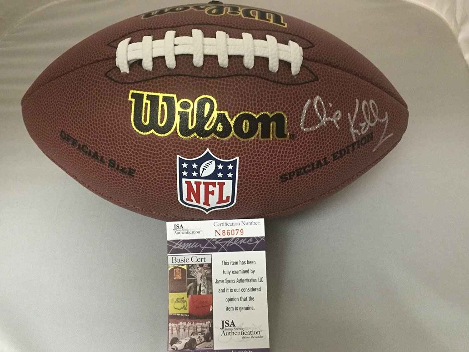 Autographed/Signed Chip Kelly UCLA Bruins Oregon Ducks Brown Wilson Football JSA COA
