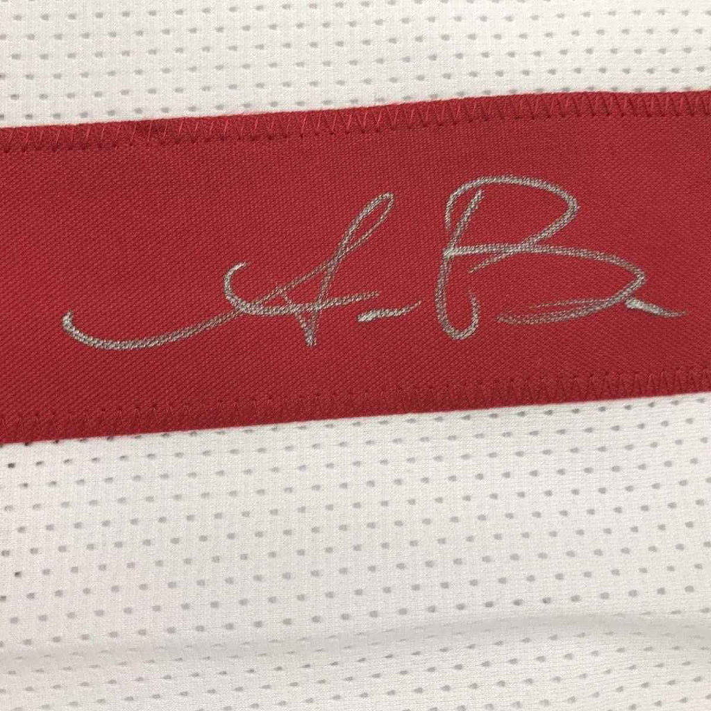 Autographed/Signed AJ A.J. Brown Ole Miss White College Football Jersey JSA COA