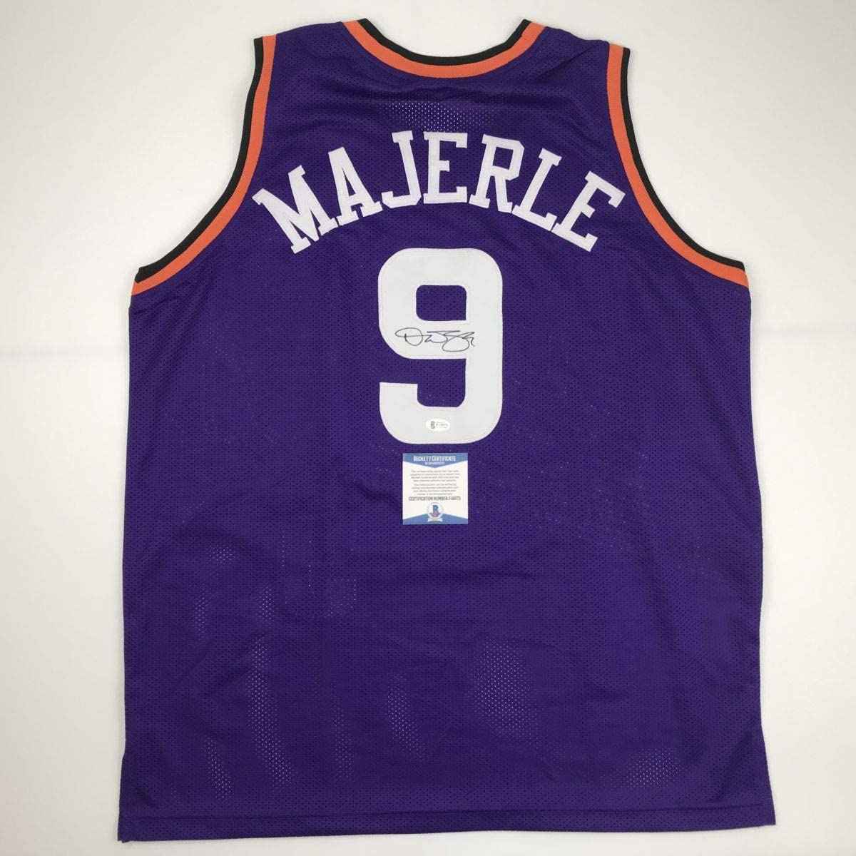 Autographed/Signed Dan Majerle Phoenix Purple Basketball Jersey Beckett BA COA