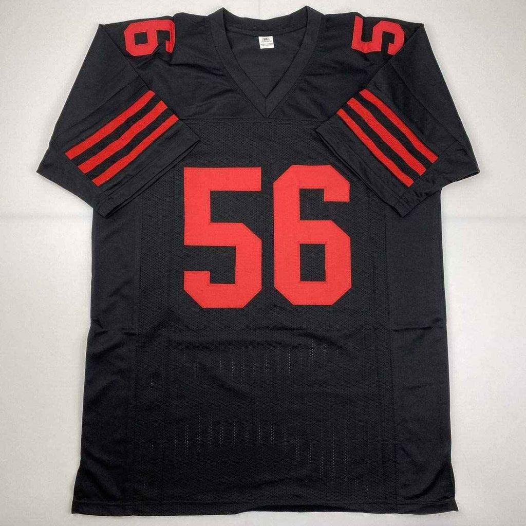 Autographed/Signed Kwon Alexander San Francisco Black Football Jersey JSA COA