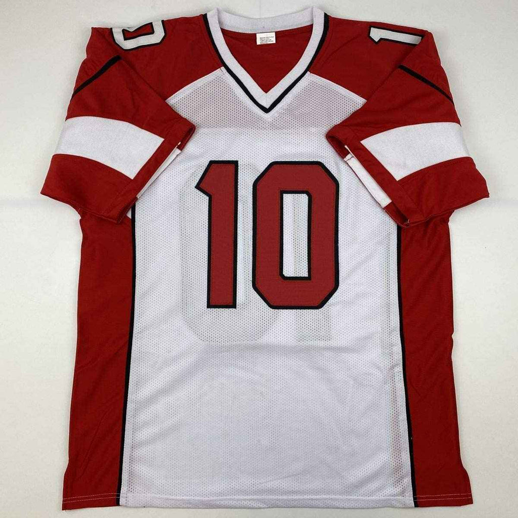 Autographed/Signed DeAndre Hopkins Arizona White Football Jersey JSA COA