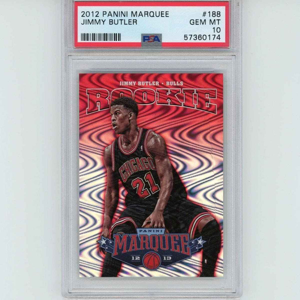 Graded 2012-13 Panini Marquee Jimmy Butler #188 Rookie RC Basketball Card PSA 10 Gem Mint