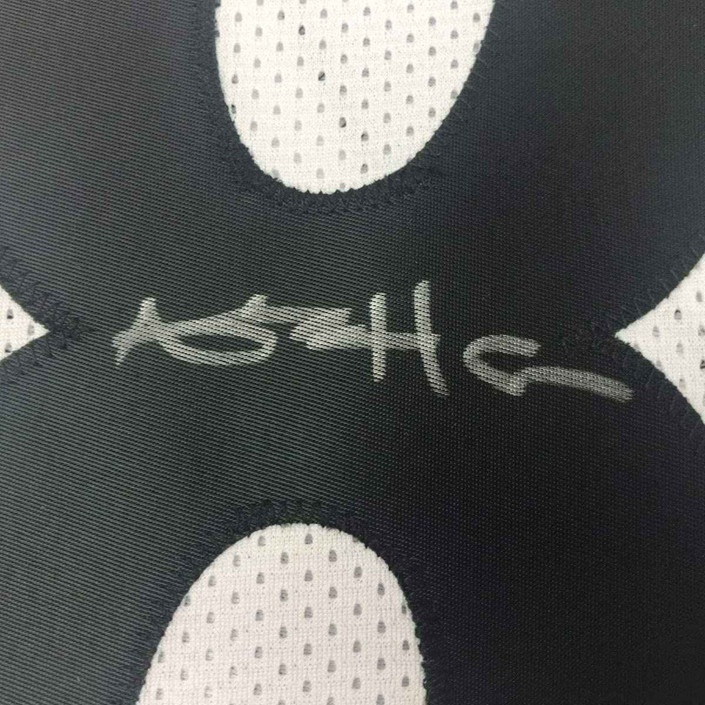 Autographed/Signed Antonio Brown Pittsburgh White Football Jersey Beckett BAS COA