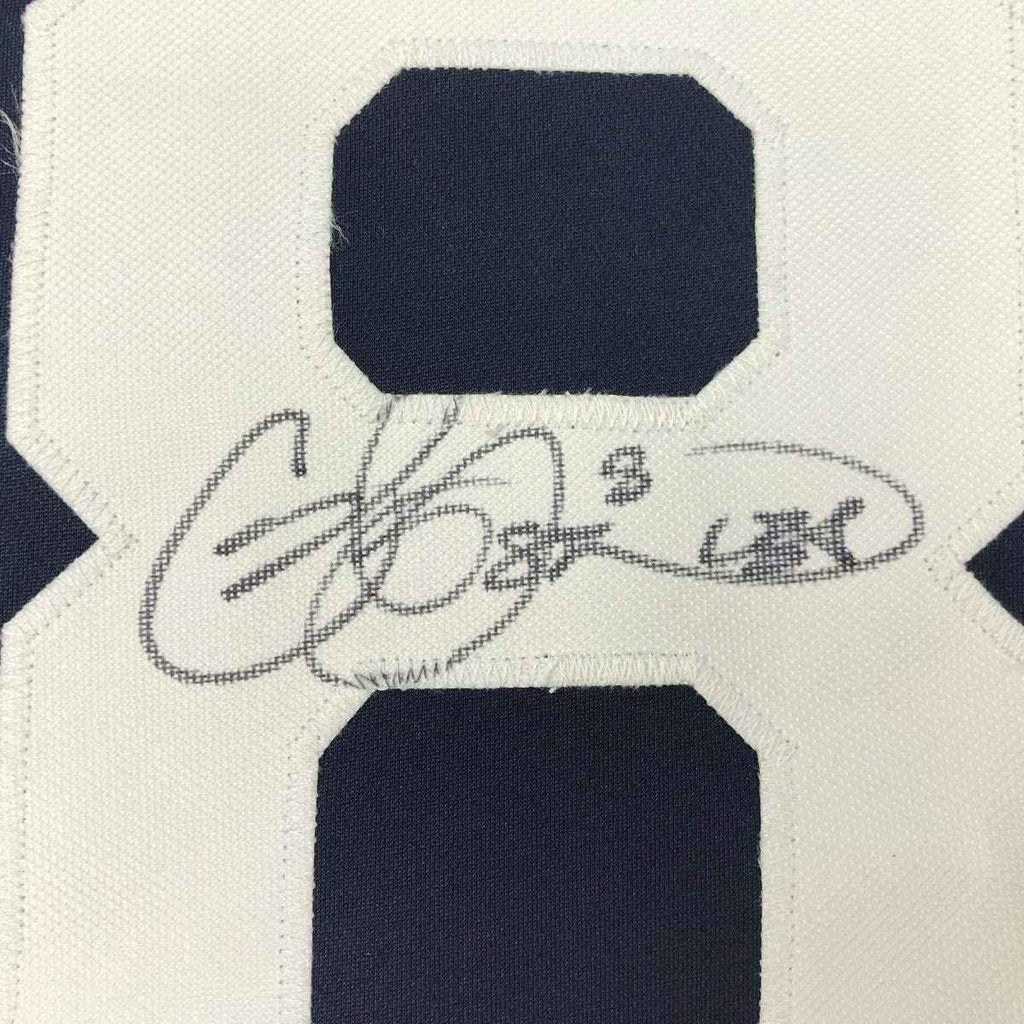 Framed Autographed/Signed Cat Osterman USA 35x39 United States Blue Team Softball Jersey JSA COA