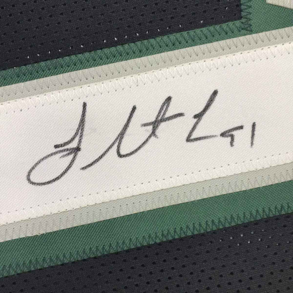 Autographed/Signed Fletcher Cox Philadelphia Black Football Jersey JSA COA