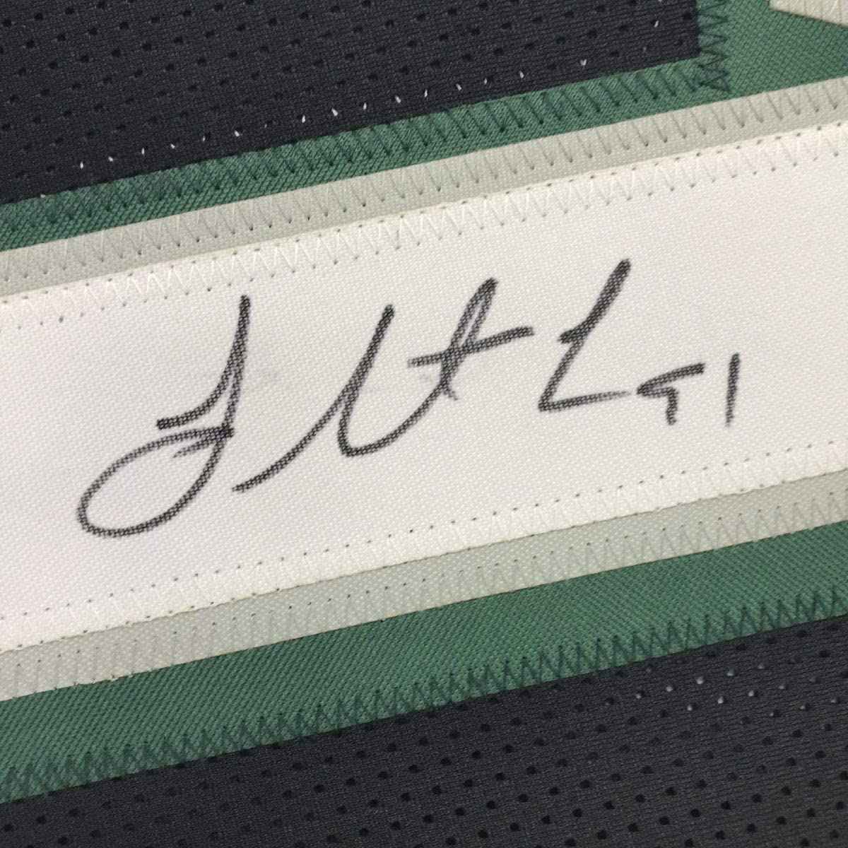 Autographed/Signed Fletcher Cox Philadelphia Black Football Jersey JSA COA