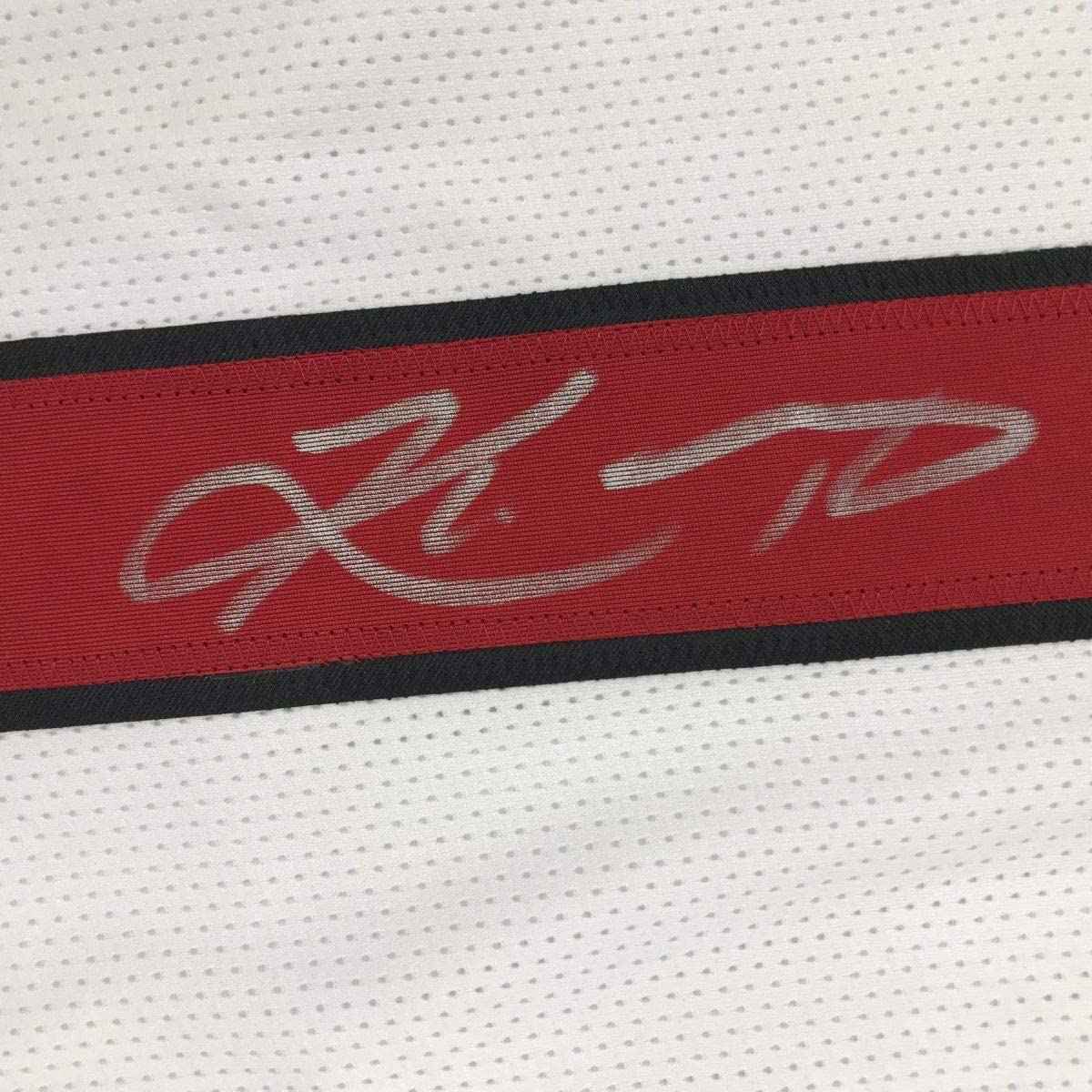 Autographed/Signed Kyler Murray Arizona White Football Jersey JSA COA