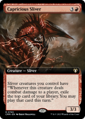 Capricious Sliver (CMM-765) - Commander Masters: (Extended Art)