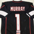 Autographed/Signed Kyler Murray Arizona Black Football Jersey JSA COA