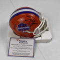 Autographed/Signed Trevor Lawrence Clemson Tigers 2018 National Champions Mini College Football Helmet Fanatics COA