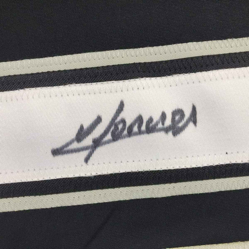 Autographed/Signed Yoan Moncada Chicago Black Baseball Jersey Beckett BAS COA