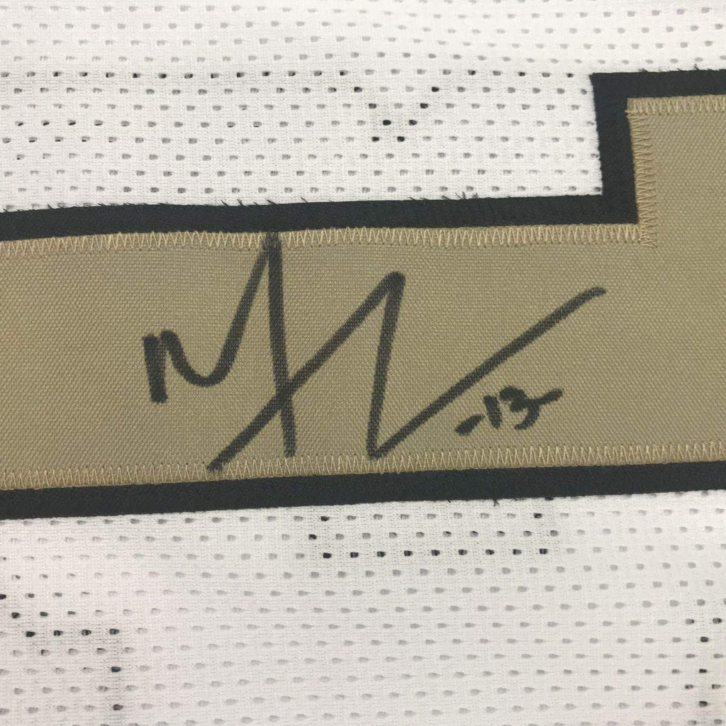 Framed Autographed/Signed Michael Thomas 35x39 New Orleans Color Rush Football Jersey Beckett BAS COA