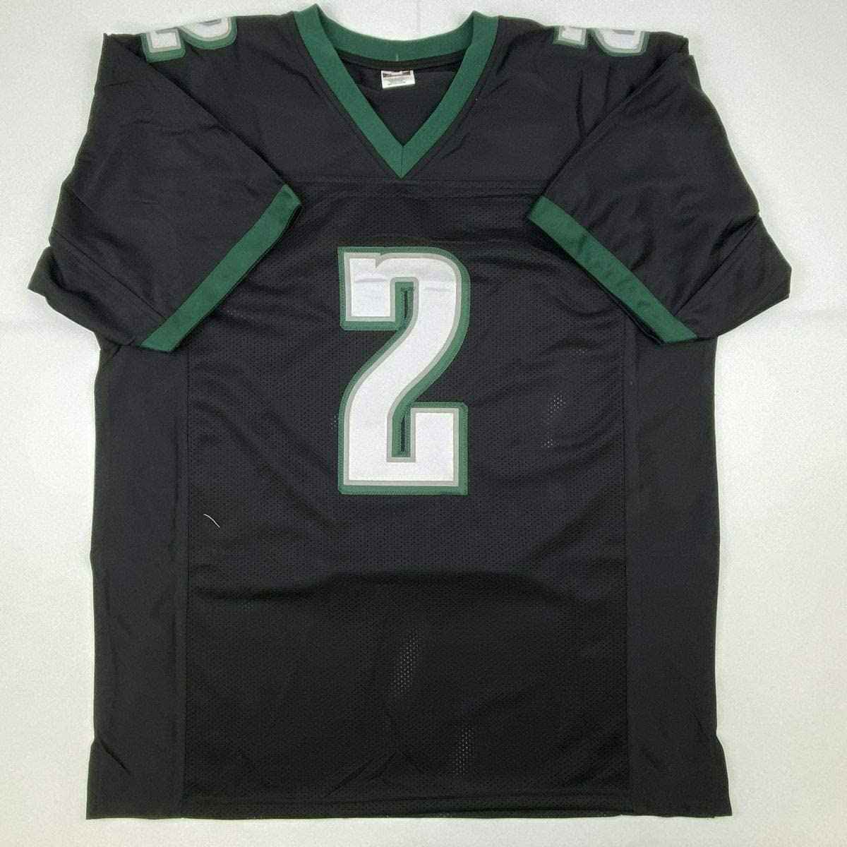 Autographed/Signed Jalen Hurts Philadelphia Black Football Jersey JSA COA