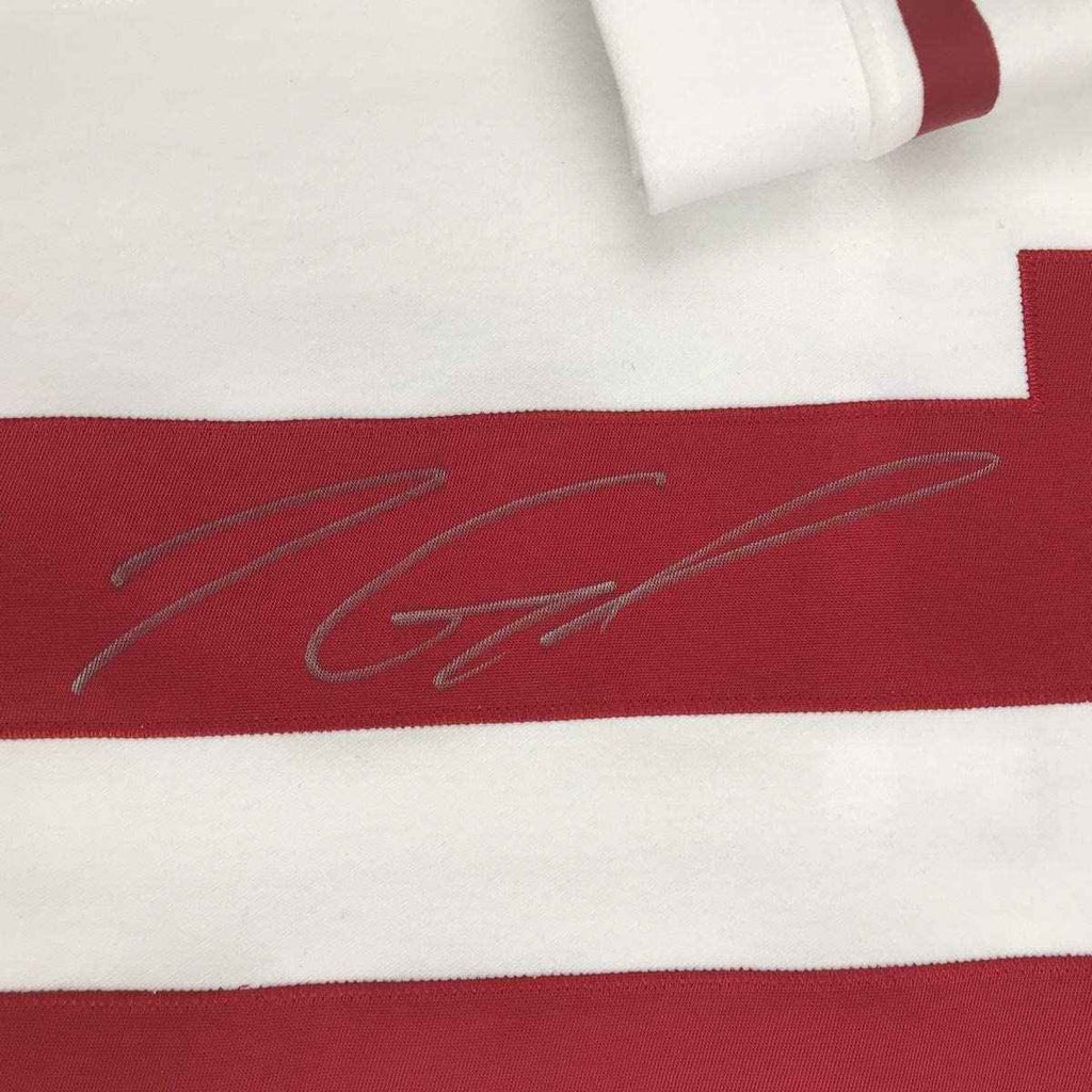 Framed Autographed/Signed Jimmy Garoppolo 35x39 San Francisco White Football Jersey Tristar COA