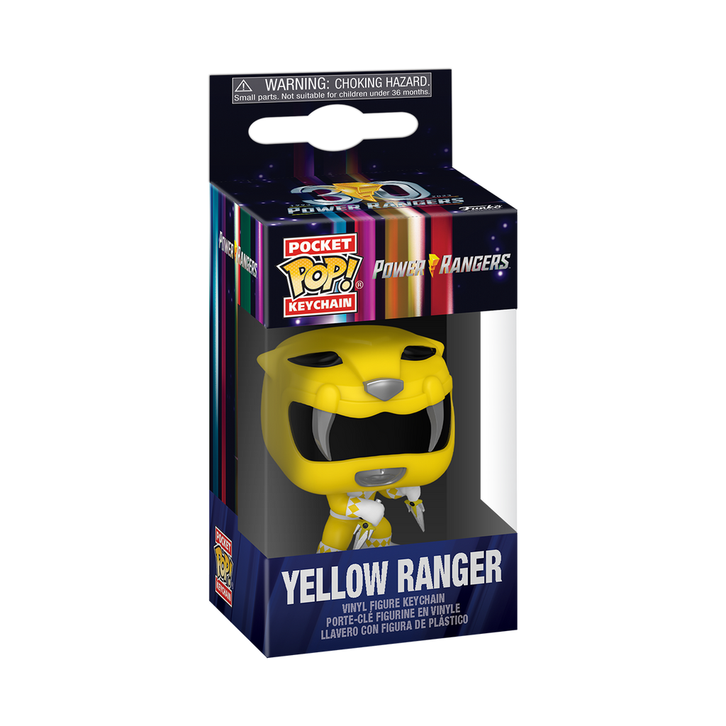 POP! Keychain: MMPR 30th - YLW Ranger