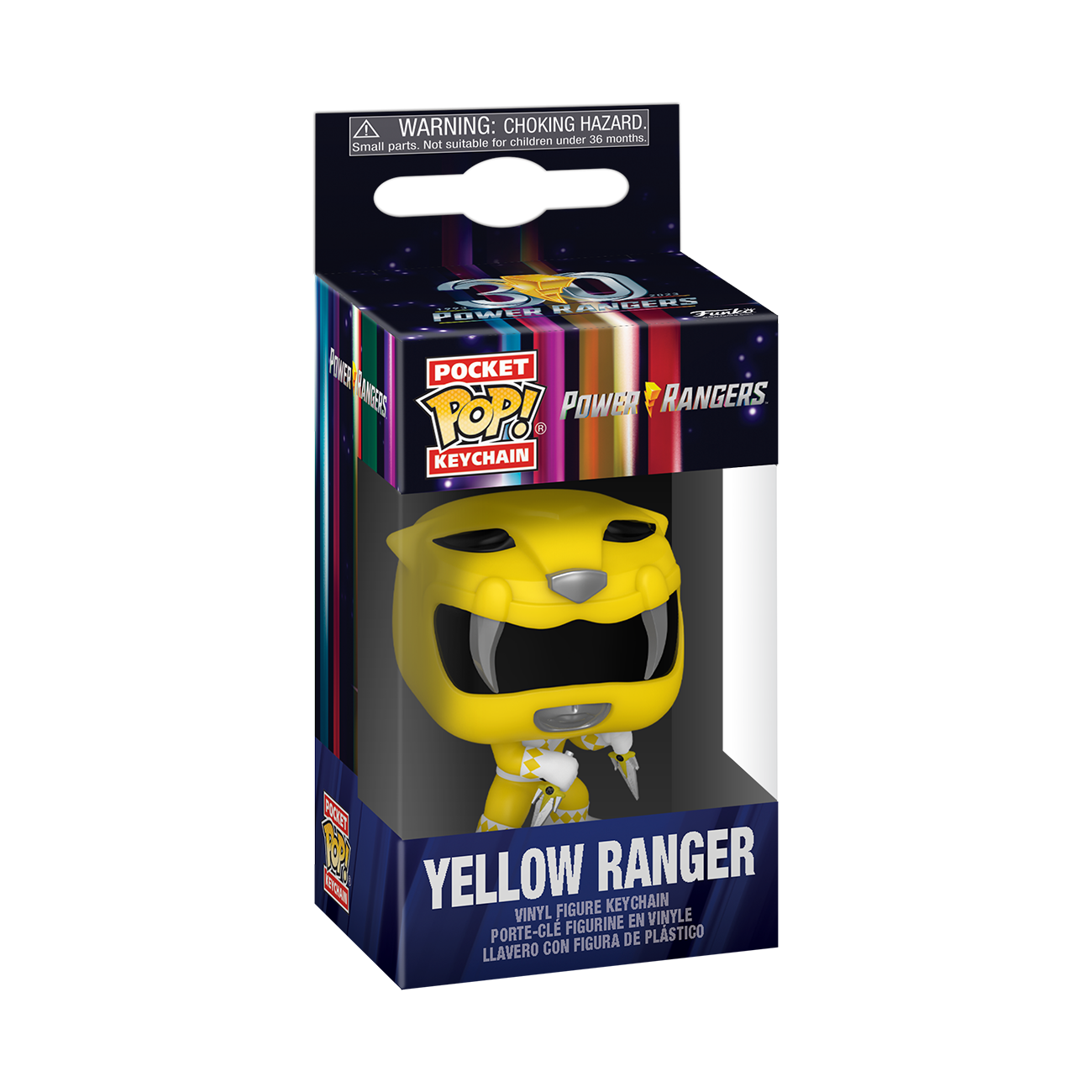 POP! Keychain: MMPR 30th - YLW Ranger