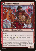 Harried Artisan // Phyrexian Skyflayer (MOM-143) - March of the Machine Foil