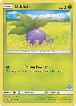 Oddish (4/147) (Deck Exclusive #11) [Sun & Moon: Trainer Kit - Alolan Ninetales]