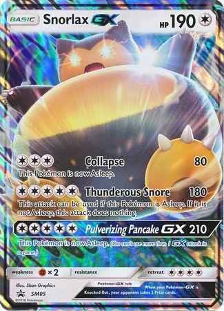 Snorlax GX (SM05) (Jumbo Card) [Sun & Moon: Black Star Promos]