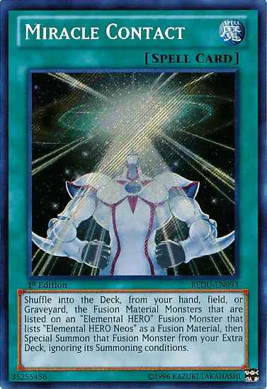 Miracle Contact [REDU-EN093] Secret Rare