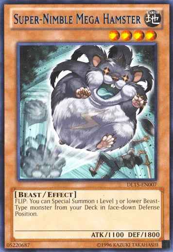 Super-Nimble Mega Hamster (Blue) [DL15-EN007] Rare