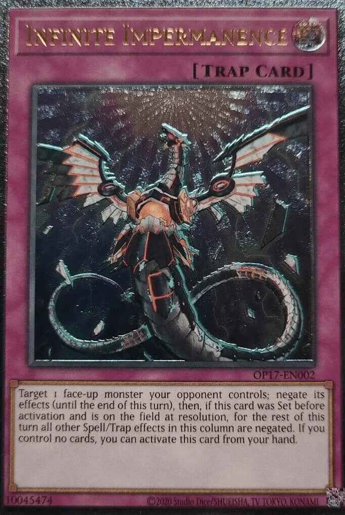 Infinite Impermanence [OP17-EN002] Ultimate Rare