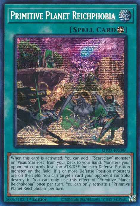 Primitive Planet Reichphobia [MP23-EN096] Prismatic Secret Rare