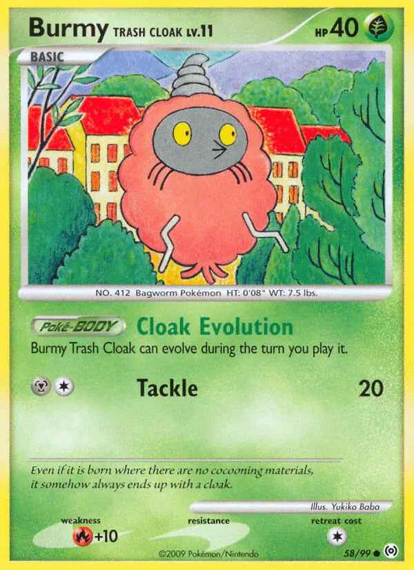 Burmy Trash Cloak (58/99) [Platinum: Arceus]