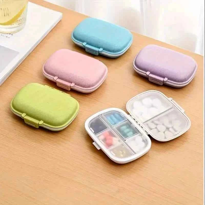 8-Compartment Weekly Medicine Travel Pill Organizer Storage Box