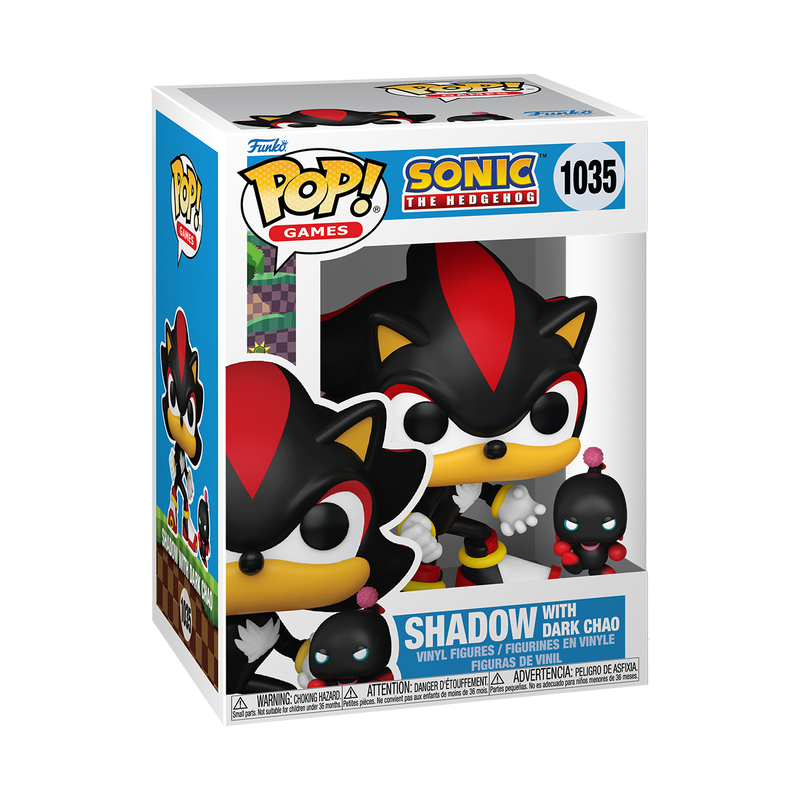 (PRE-ORDER) POP! & Buddy: Sonic- Shadow w/ Dark Chao