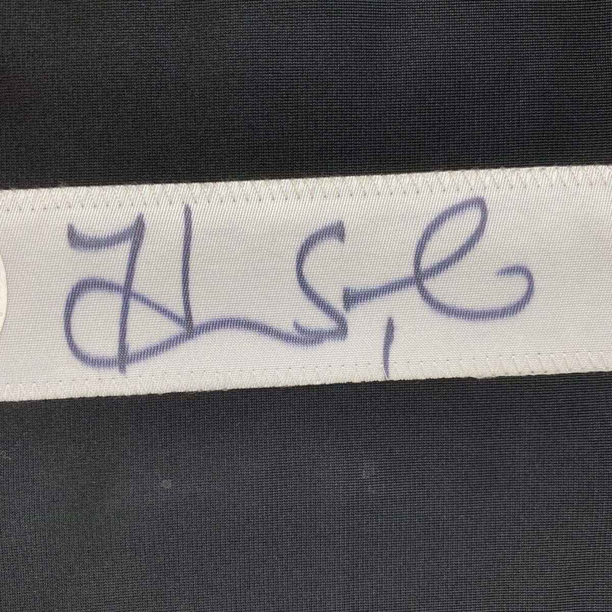 Framed Autographed/Signed Hope Solo 35x39 United States USA Black Soccer Jersey JSA COA