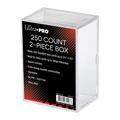 2-Piece Clear 250 Card Storage Box