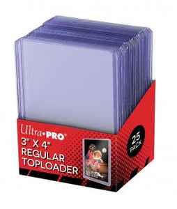 Ultra PRO 3" x 4" Clear Regular Toploaders (25ct)