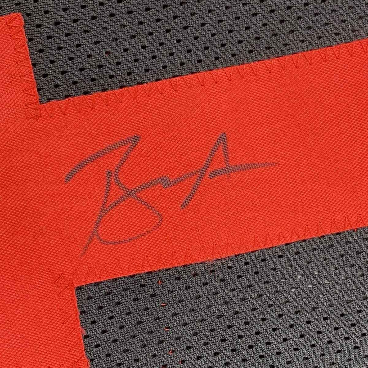 Autographed/Signed Brandon Aiyuk San Francisco Black Football Jersey JSA COA