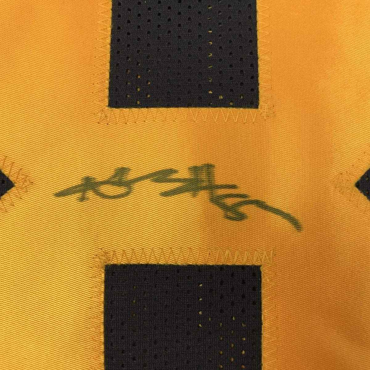 Autographed/Signed Antonio Brown Pittsburgh Steelers Color Rush Black Football Jersey JSA COA