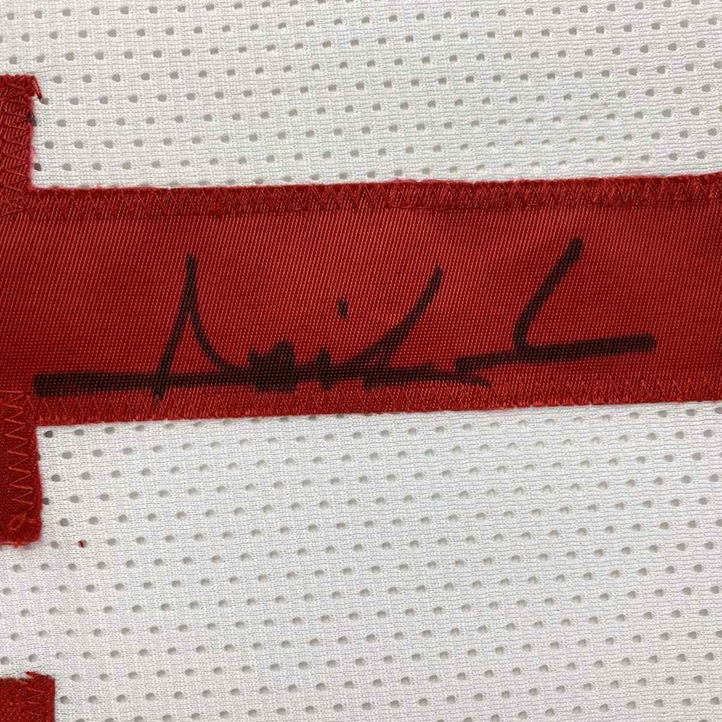 Autographed/Signed Isiah Thomas Indiana White Basketball Jersey Beckett BAS COA