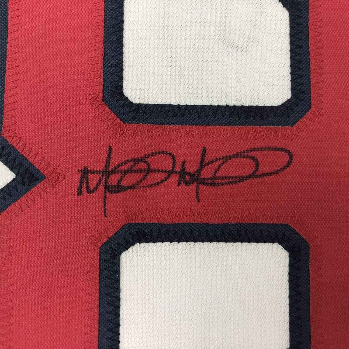 Autographed/Signed Mitch Moreland Boston White Baseball Jersey JSA COA
