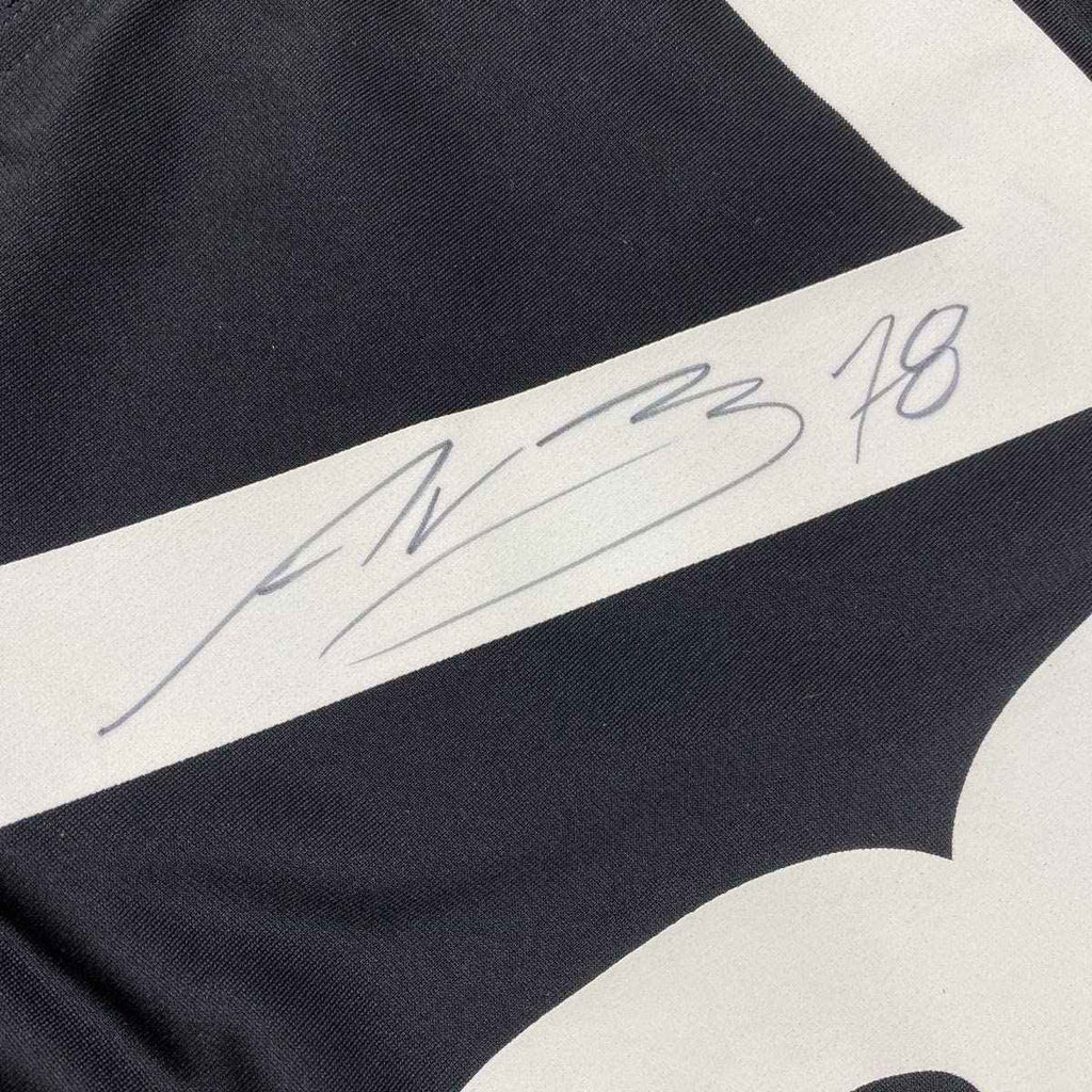Autographed/Signed Alejandro Villanueva Pittsburgh Black Football Jersey PSA/DNA COA