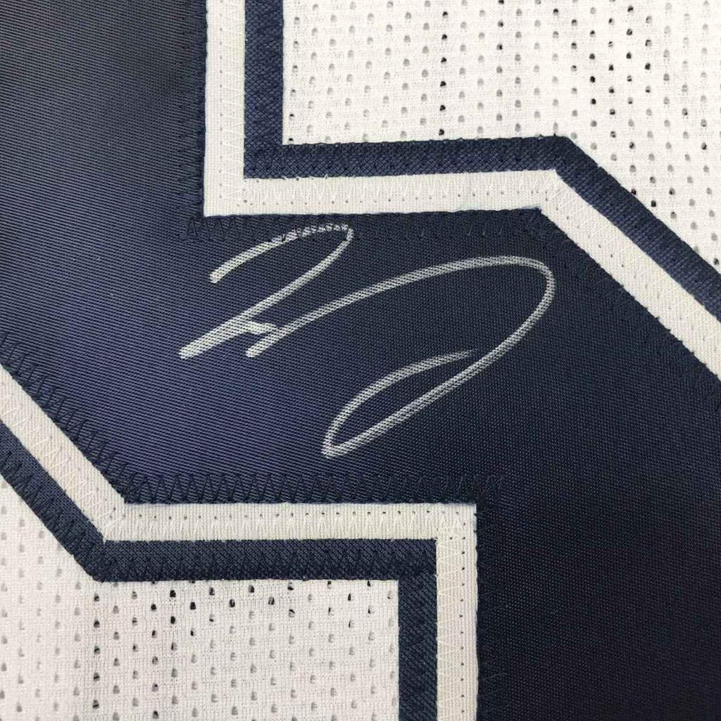 Framed Autographed/Signed Jaylon Smith 35x39 Dallas Color Rush Football Jersey PSA/DNA COA