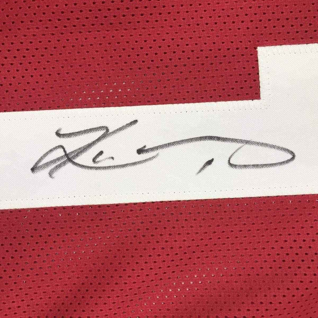 Framed Autographed/Signed Kyler Murray 35x39 Oklahoma Maroon College Football Jersey JSA COA